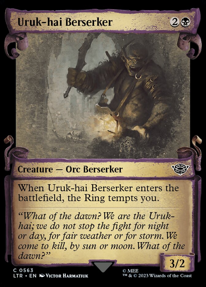 Amoque Uruk-hai / Uruk-hai Berserker - Magic: The Gathering - MoxLand