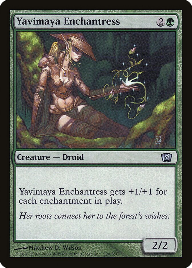 Encantadora de Yavimaya / Yavimaya Enchantress - Magic: The Gathering - MoxLand