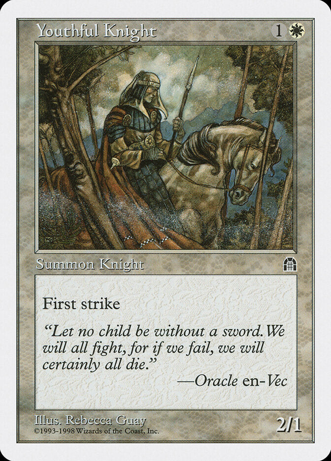 Jovem Cavaleiro / Youthful Knight - Magic: The Gathering - MoxLand