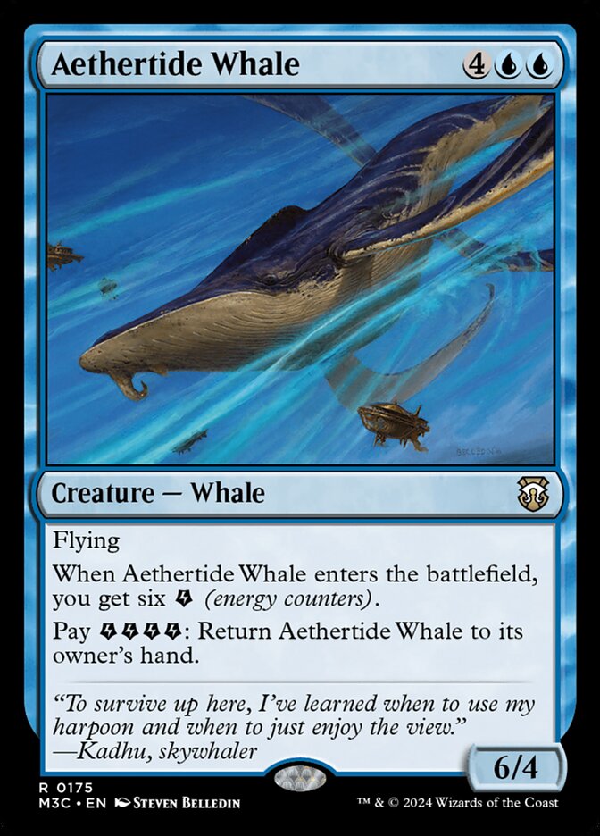 Baleia-da-maré-etérea / Aethertide Whale - Magic: The Gathering - MoxLand