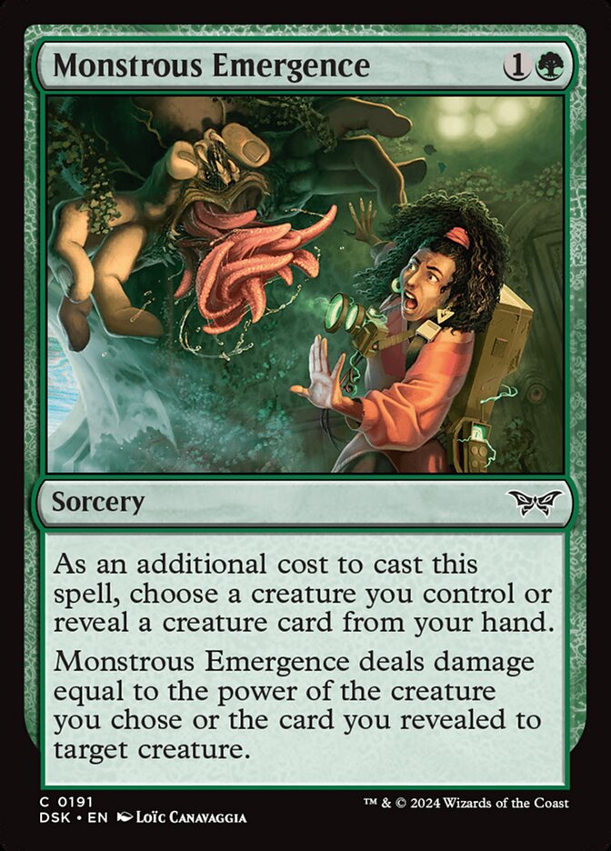 Emergência Monstruosa / Monstrous Emergence - Magic: The Gathering - MoxLand