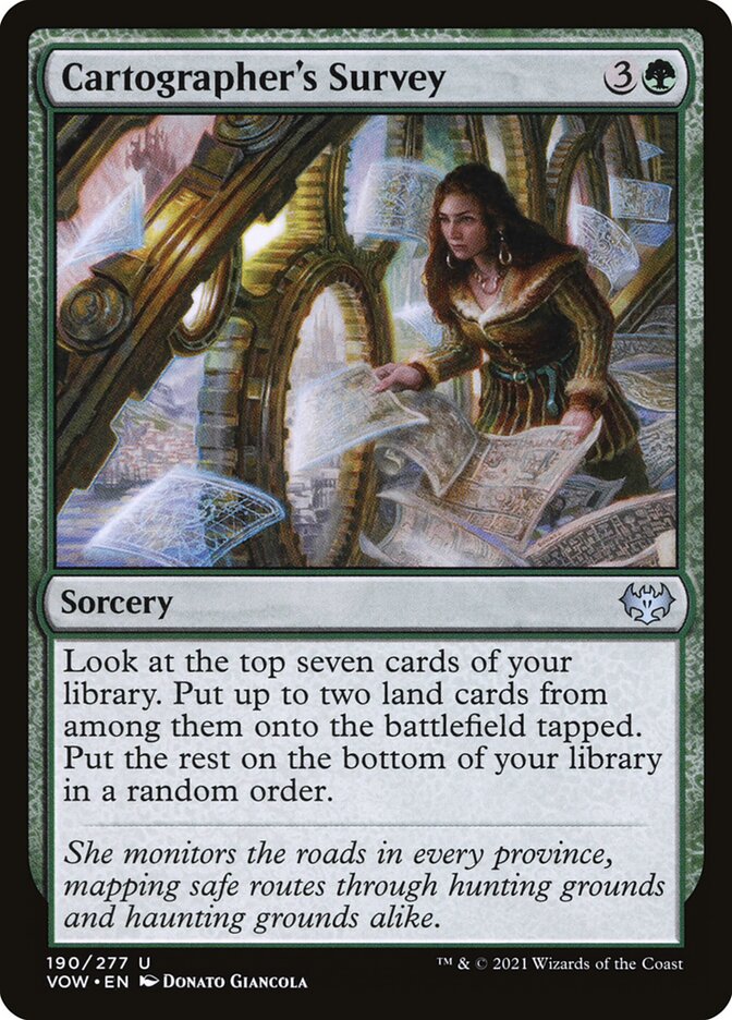 Pesquisa da Cartógrafa / Cartographer's Survey - Magic: The Gathering - MoxLand