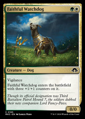 Cão de Guarda Leal / Faithful Watchdog - Magic: The Gathering - MoxLand