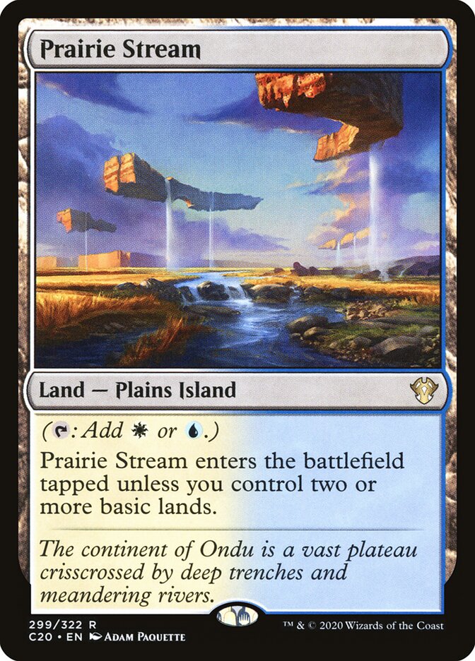 Riacho da Pradaria / Prairie Stream - Magic: The Gathering - MoxLand