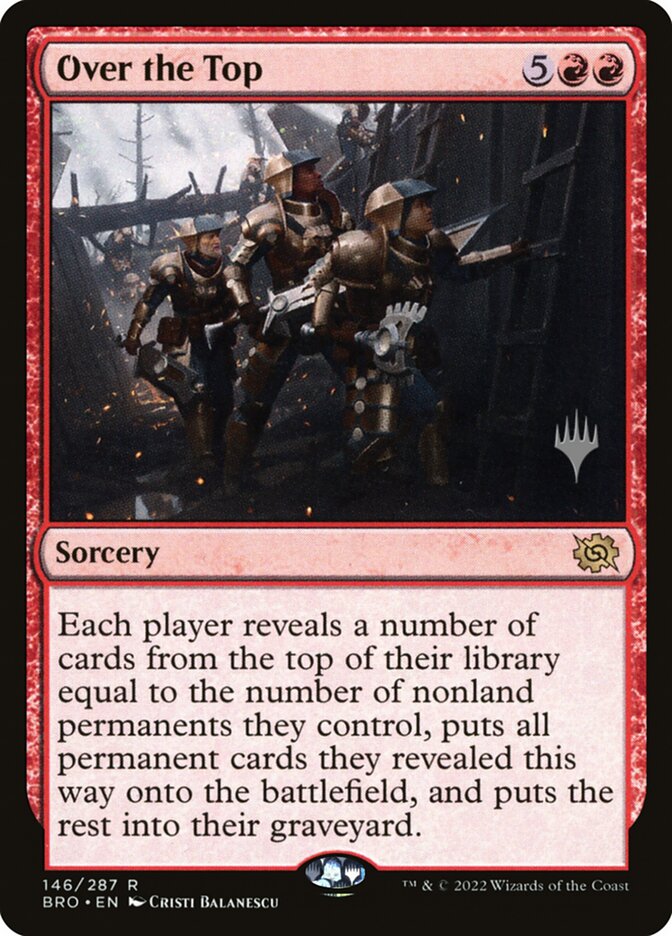Além das Trincheiras / Over the Top - Magic: The Gathering - MoxLand