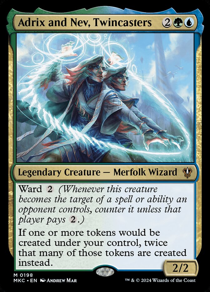 Adrix e Nev, Conjuradores Gêmeos / Adrix and Nev, Twincasters - Magic: The Gathering - MoxLand