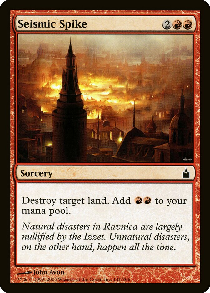 Espículo Sísmico / Seismic Spike - Magic: The Gathering - MoxLand