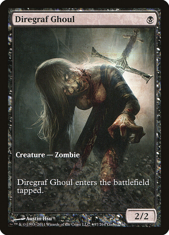 Carniçal do Cemitério do Terror / Diregraf Ghoul - Magic: The Gathering - MoxLand