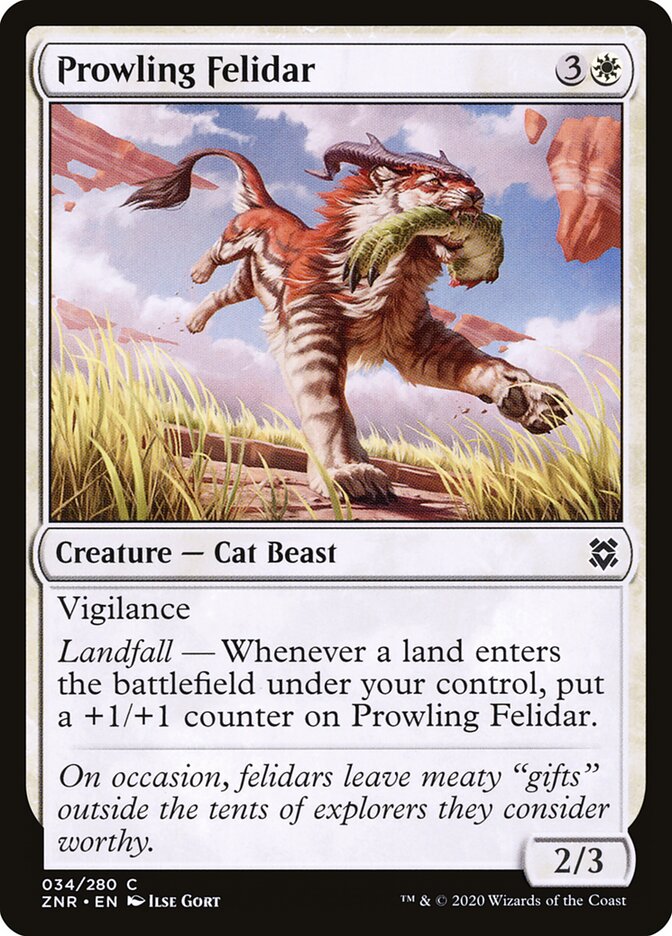 Felidar à Espreita / Prowling Felidar - Magic: The Gathering - MoxLand