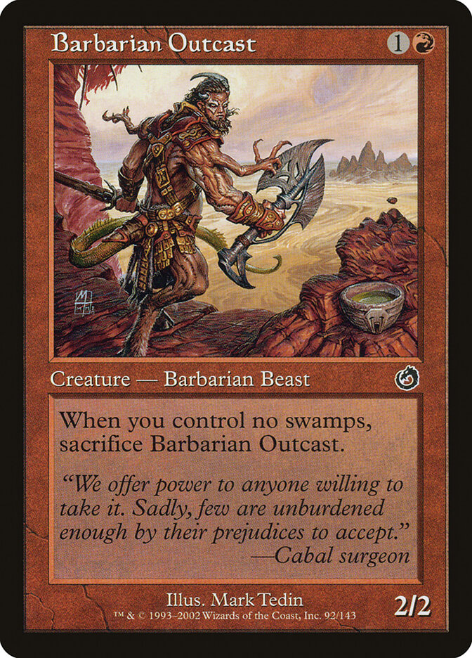 Bárbaro Exilado / Barbarian Outcast - Magic: The Gathering - MoxLand