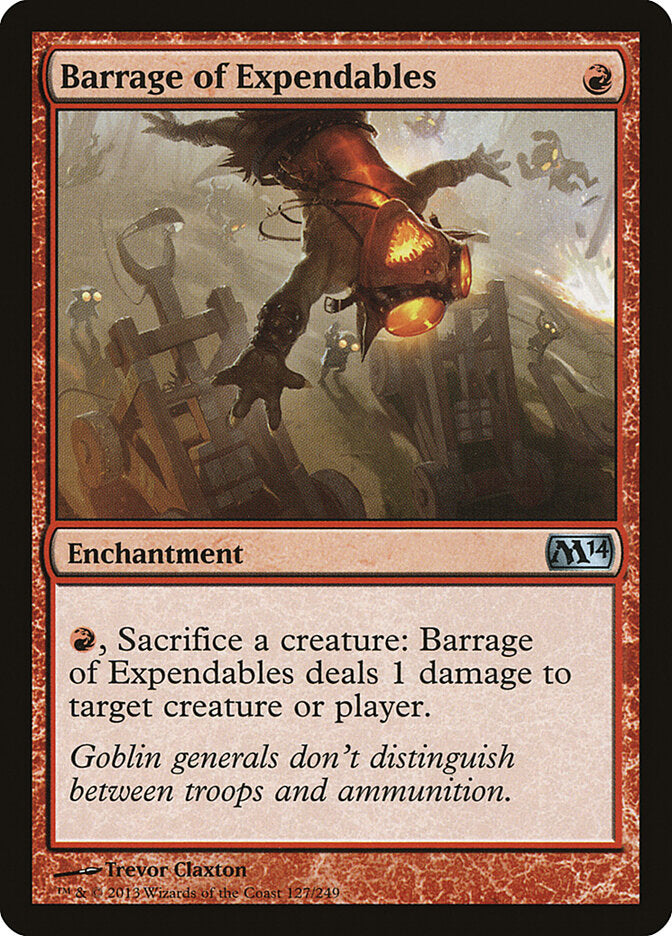 Barreira de Descartáveis / Barrage of Expendables - Magic: The Gathering - MoxLand