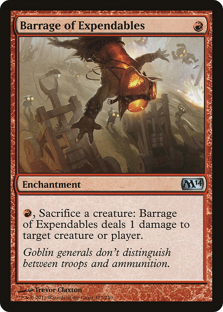 Barreira de Descartáveis / Barrage of Expendables - Magic: The Gathering - MoxLand