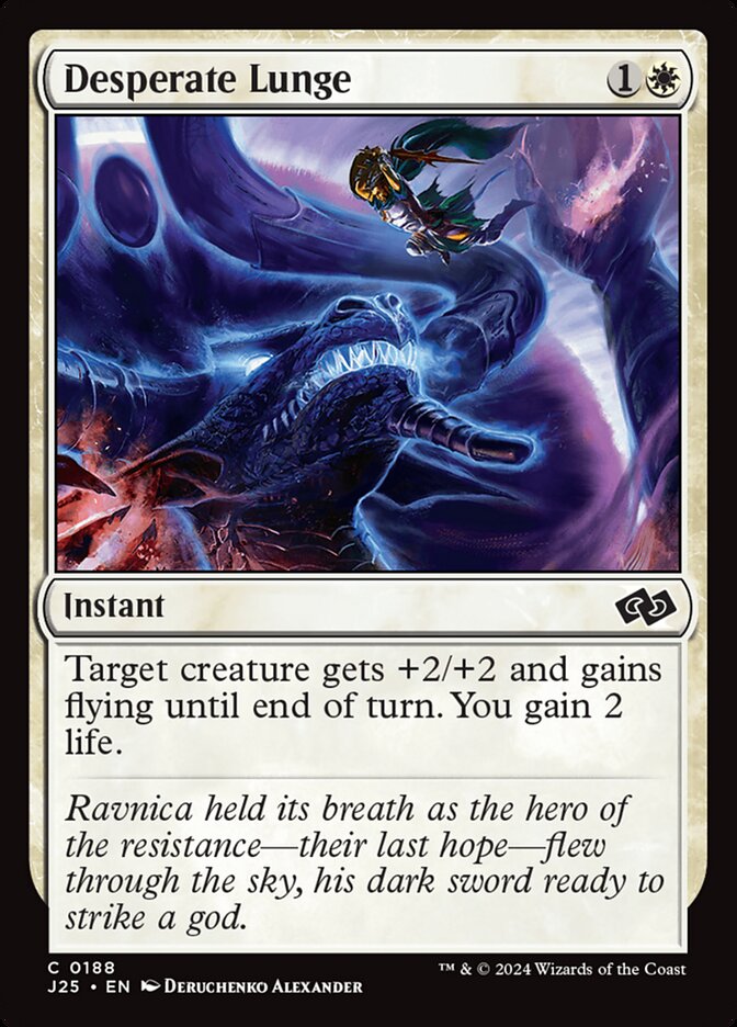 Mergulho Desesperado / Desperate Lunge - Magic: The Gathering - MoxLand