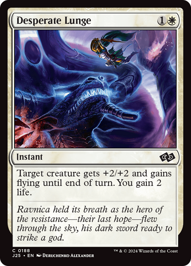 Mergulho Desesperado / Desperate Lunge - Magic: The Gathering - MoxLand