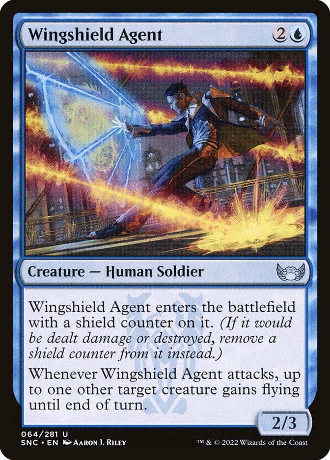 Agente do Aliscudo / Wingshield Agent - Magic: The Gathering - MoxLand