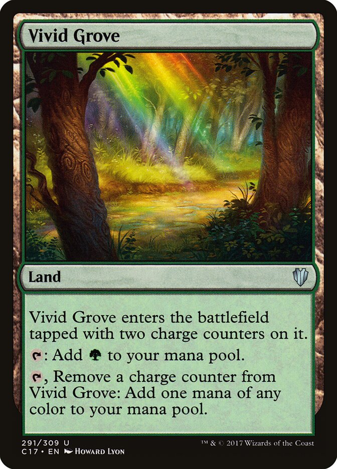 Bosque Vívido / Vivid Grove - Magic: The Gathering - MoxLand