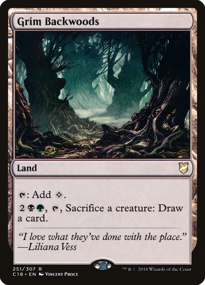 Mata Sinistra / Grim Backwoods - Magic: The Gathering - MoxLand