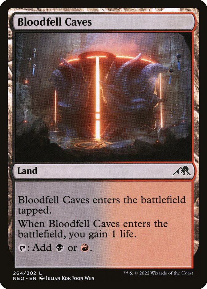 Cavernas Sanguinárias / Bloodfell Caves - Magic: The Gathering - MoxLand