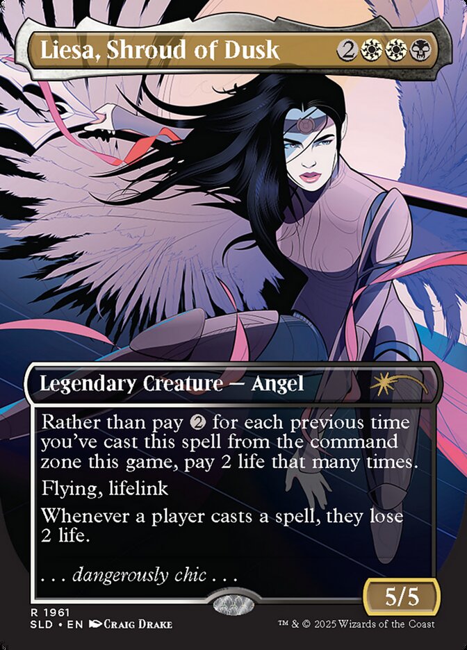 Liesa, Manto do Ocaso / Liesa, Shroud of Dusk - Magic: The Gathering - MoxLand