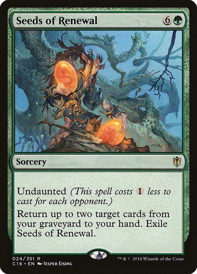 Sementes da Renovação / Seeds of Renewal - Magic: The Gathering - MoxLand