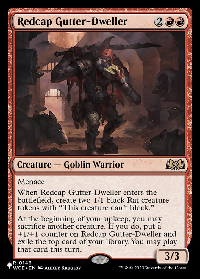 Sarjetano Barrete Vermelho / Redcap Gutter-Dweller - Magic: The Gathering - MoxLand