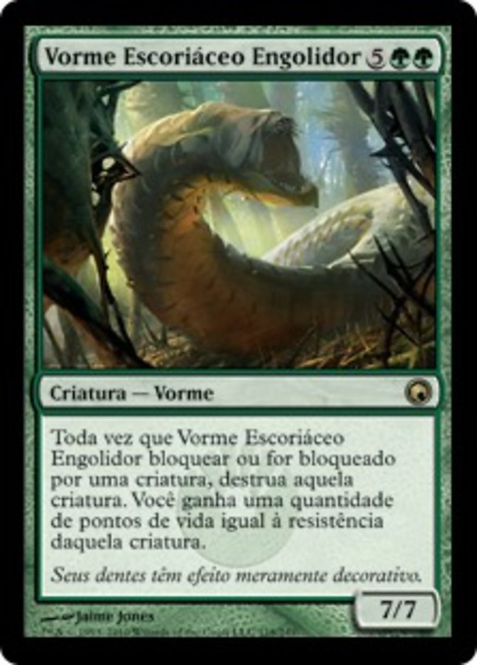 Vorme Escoriáceo Engolidor / Engulfing Slagwurm - Magic: The Gathering - MoxLand