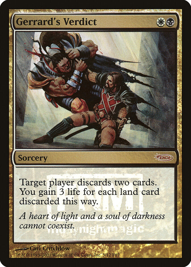 Veredito de Gerrard / Gerrard's Verdict - Magic: The Gathering - MoxLand