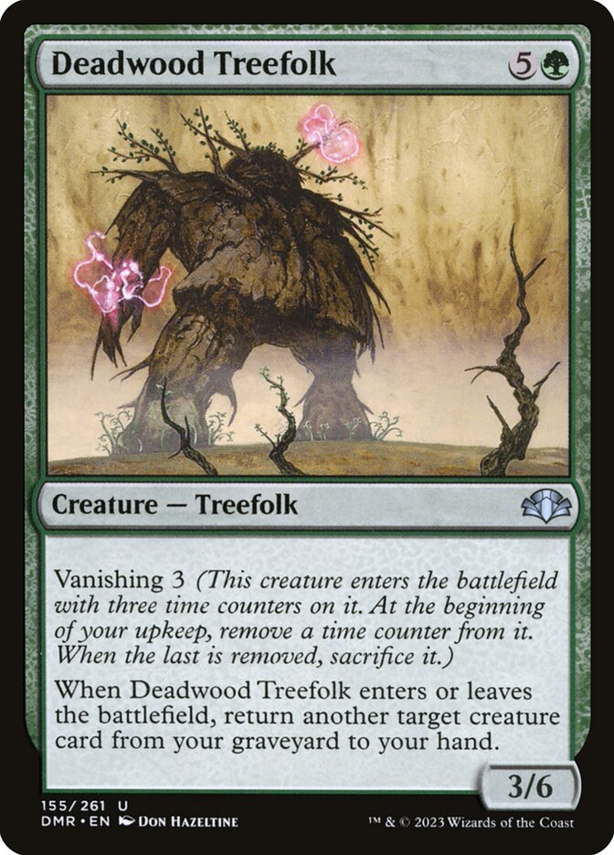 Ent da Floresta Morta / Deadwood Treefolk - Magic: The Gathering - MoxLand