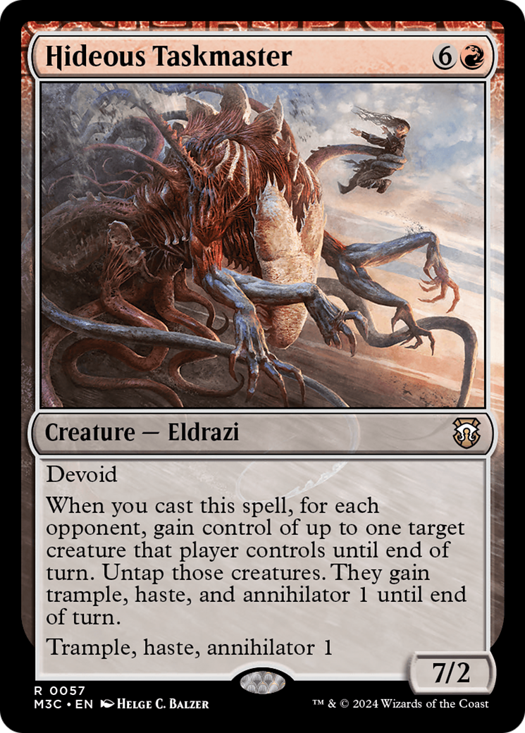 Hideous Taskmaster - Magic: The Gathering - MoxLand