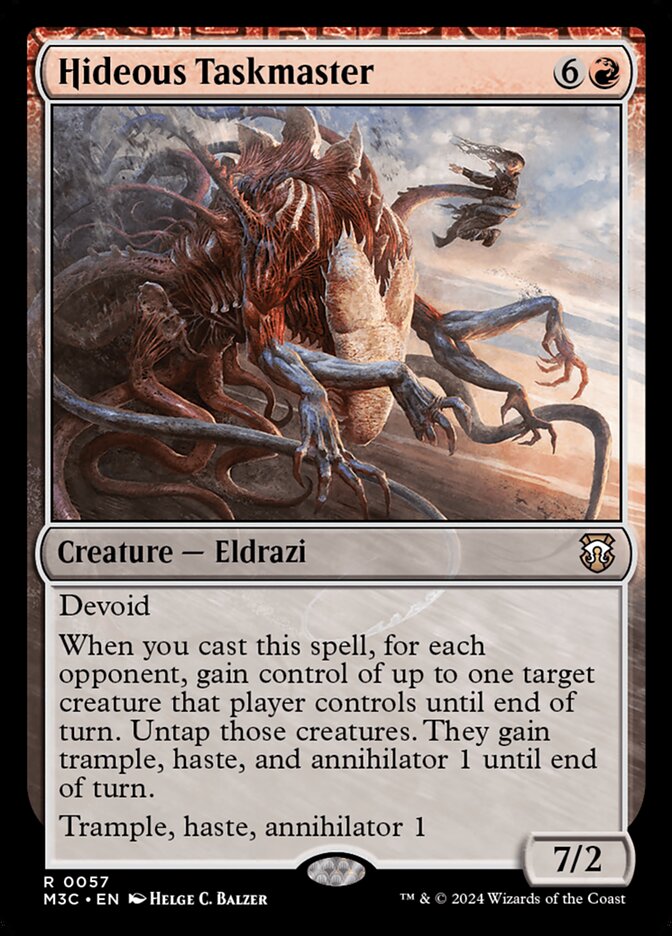 Hideous Taskmaster - Magic: The Gathering - MoxLand
