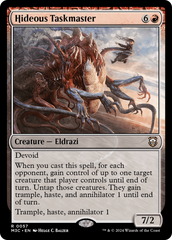 Hideous Taskmaster - Magic: The Gathering - MoxLand