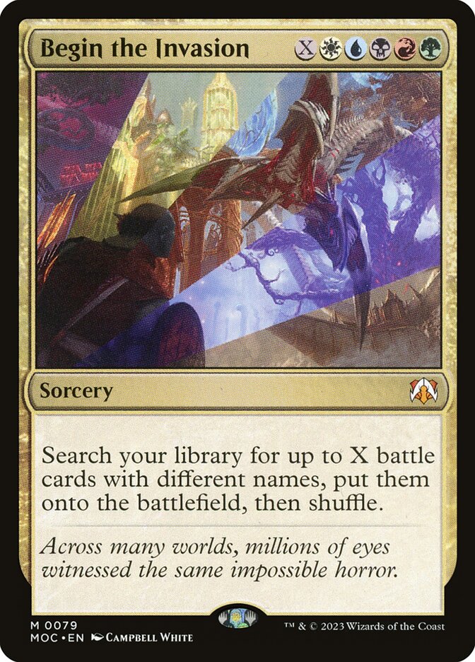 Iniciar a Invasão / Begin the Invasion - Magic: The Gathering - MoxLand