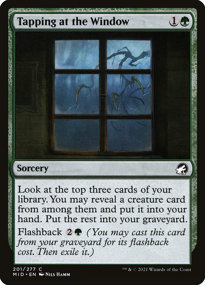 Batida na Janela / Tapping at the Window - Magic: The Gathering - MoxLand