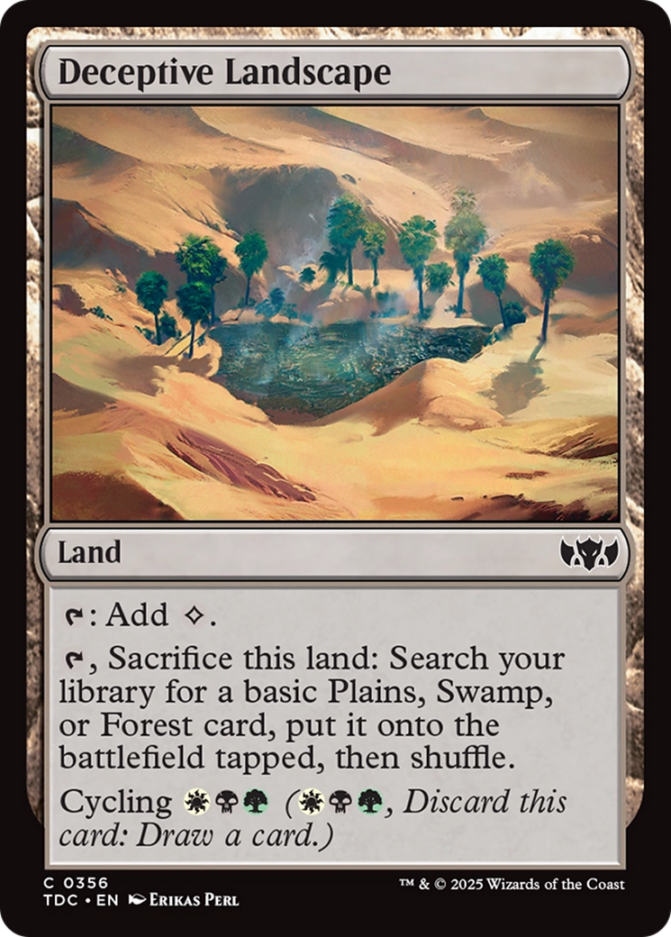 Paisagem Enganadora / Deceptive Landscape - Magic: The Gathering - MoxLand