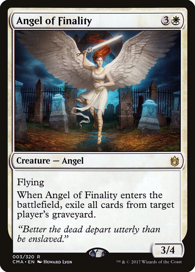 Anjo da Finalidade / Angel of Finality - Magic: The Gathering - MoxLand