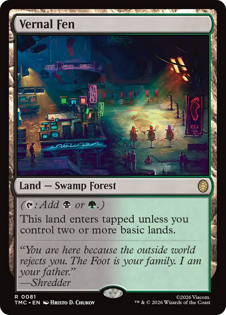 Vernal Fen - Magic: The Gathering - MoxLand