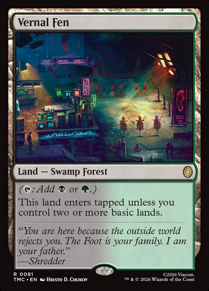 Vernal Fen - Magic: The Gathering - MoxLand
