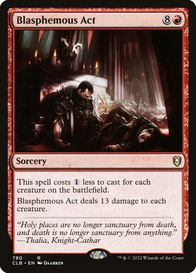 Ato Blasfemo / Blasphemous Act - Magic: The Gathering - MoxLand
