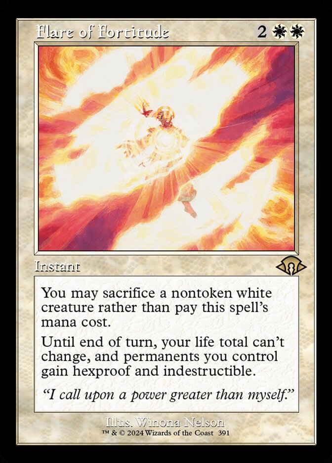 Chama da Fortitude / Flare of Fortitude - Magic: The Gathering - MoxLand