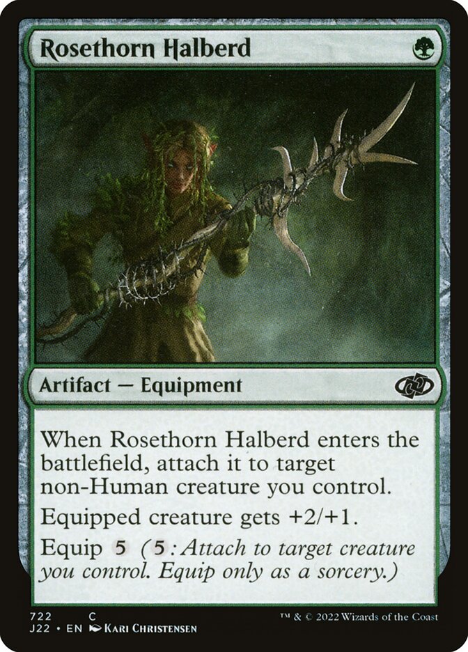 Alabarda Rosespina / Rosethorn Halberd - Magic: The Gathering - MoxLand