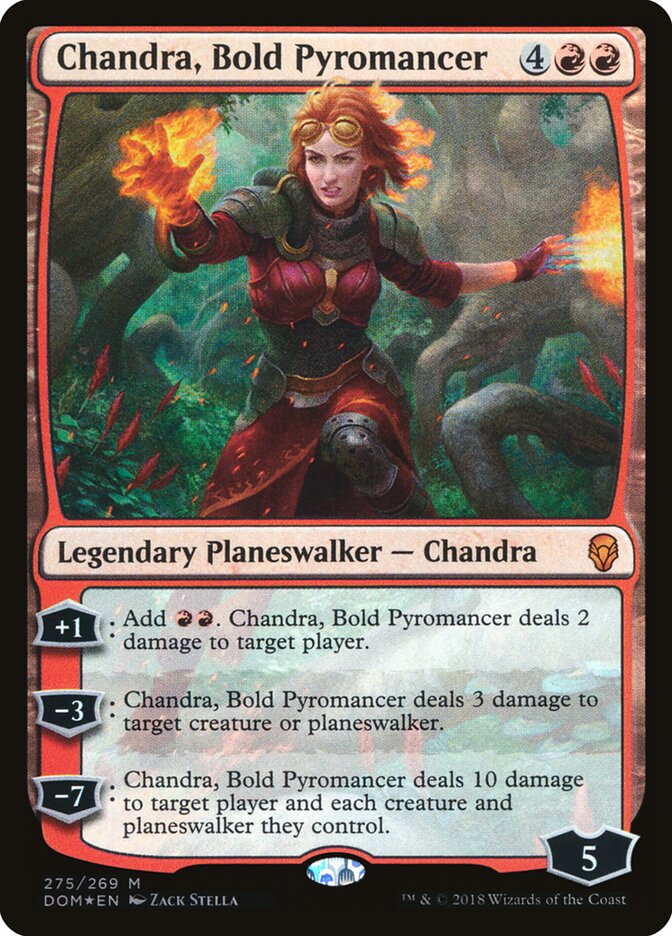 Chandra, Piromante Ousada / Chandra, Bold Pyromancer - Magic: The Gathering - MoxLand