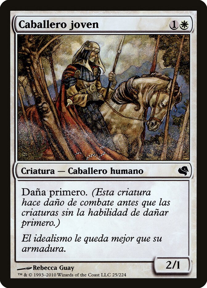 Jovem Cavaleiro / Youthful Knight - Magic: The Gathering - MoxLand