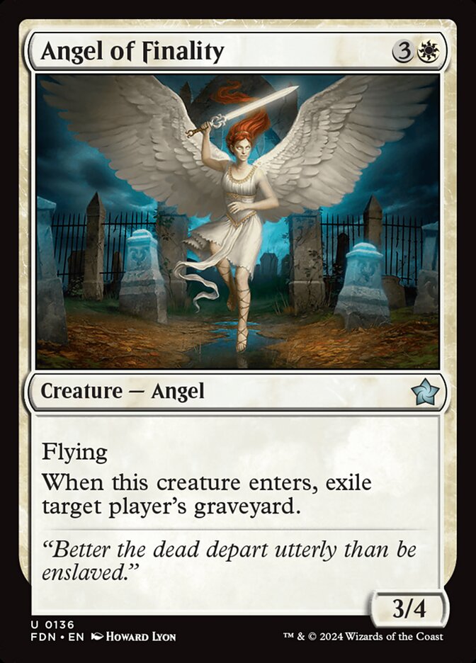 Anjo da Finalidade / Angel of Finality - Magic: The Gathering - MoxLand