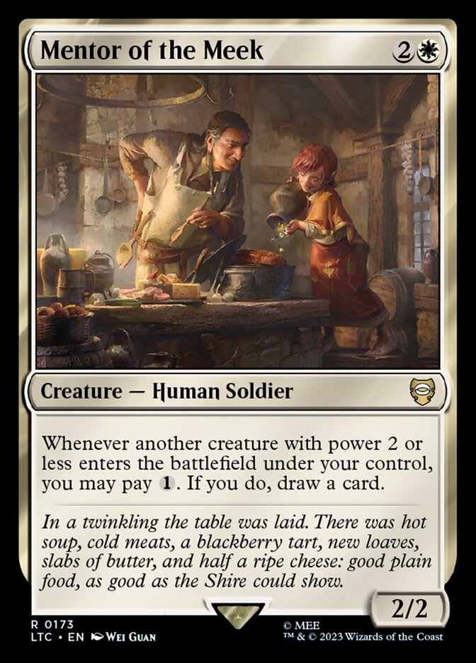Mentor dos Humildes / Mentor of the Meek - Magic: The Gathering - MoxLand