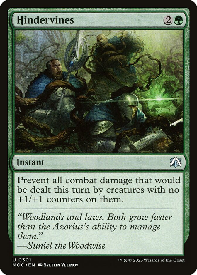 Gavinhas Obstrutoras / Hindervines - Magic: The Gathering - MoxLand