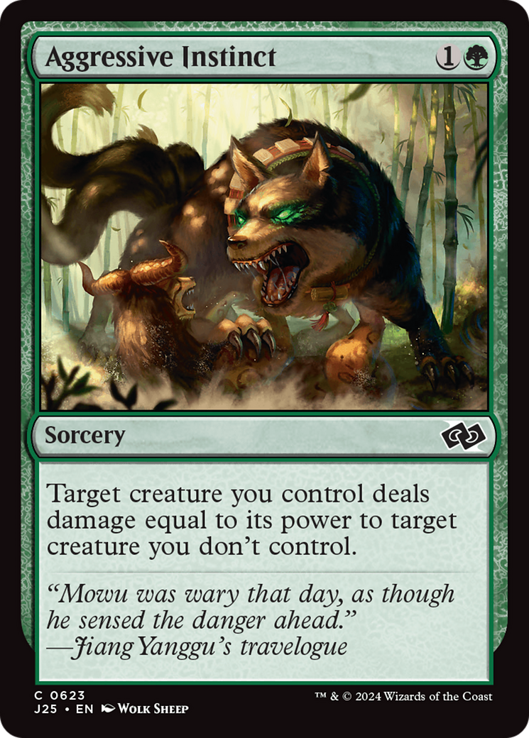Aggressive Instinct - Magic: The Gathering - MoxLand