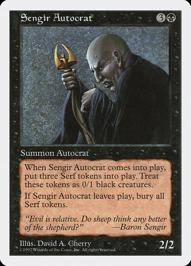 Autocrata de Sengir / Sengir Autocrat - Magic: The Gathering - MoxLand