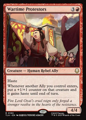 Manifestantes Contra a Guerra / Wartime Protestors - Magic: The Gathering - MoxLand