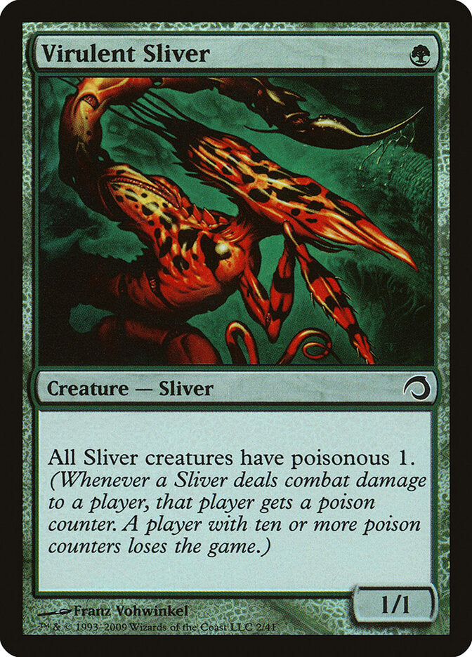 Fractius Virulento / Virulent Sliver - Magic: The Gathering - MoxLand