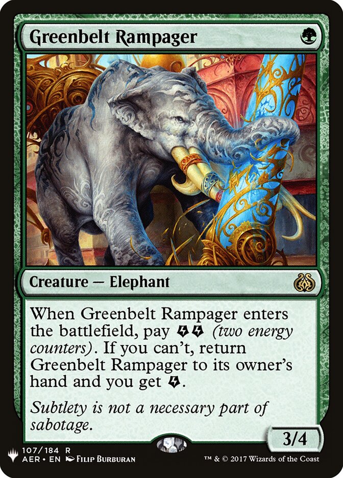Furioso do Cinturão Verde / Greenbelt Rampager - Magic: The Gathering - MoxLand